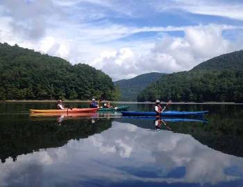 Kayaking with All Earth Eco Tours at Deep Creek Lake