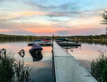 Morning Boats on Deep Creek Lake
